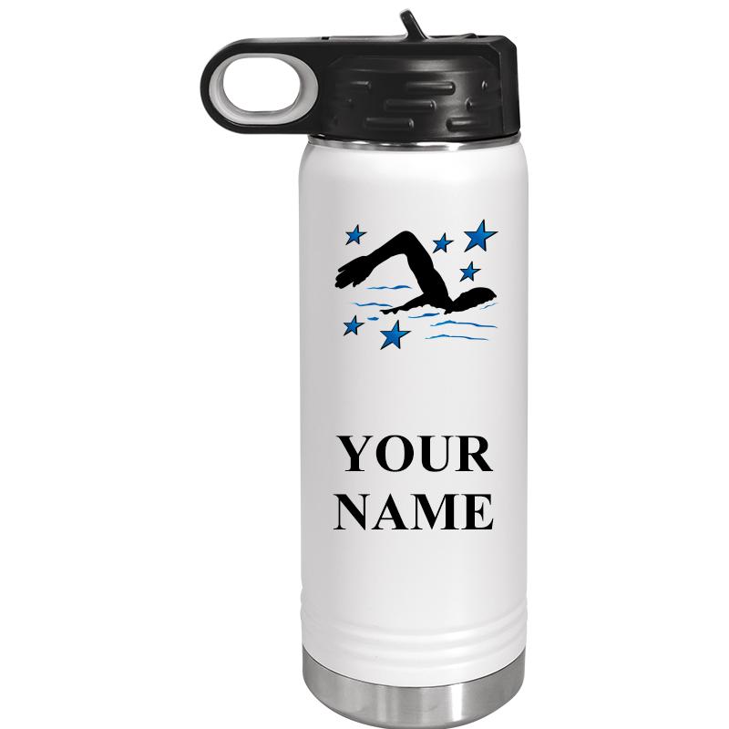 WATER BOTTLE 20OZ WHITE