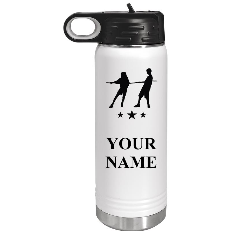 WATER BOTTLE 20OZ WHITE