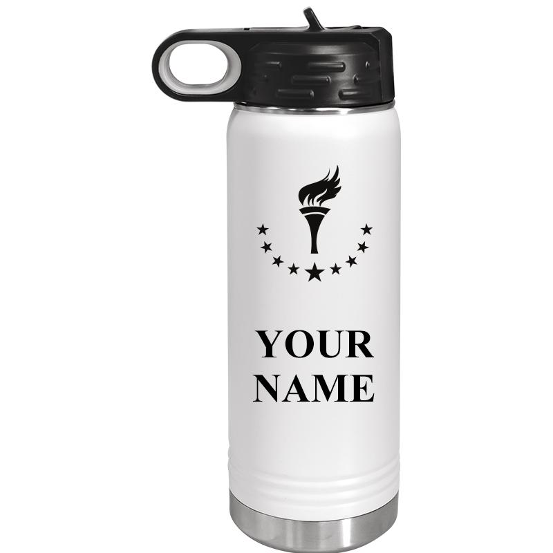 WATER BOTTLE 20OZ WHITE
