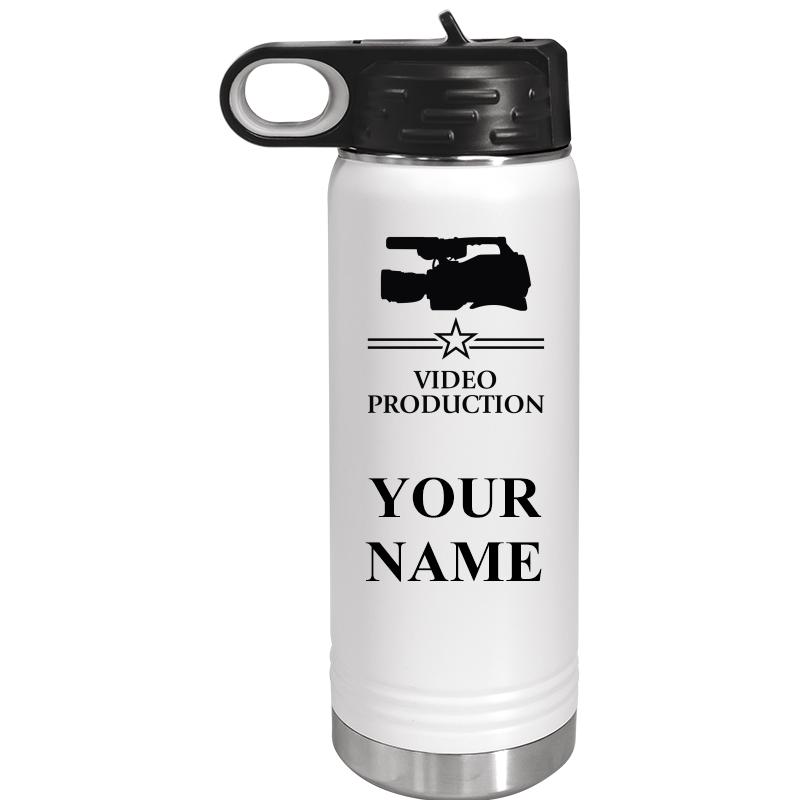 WATER BOTTLE 20OZ WHITE