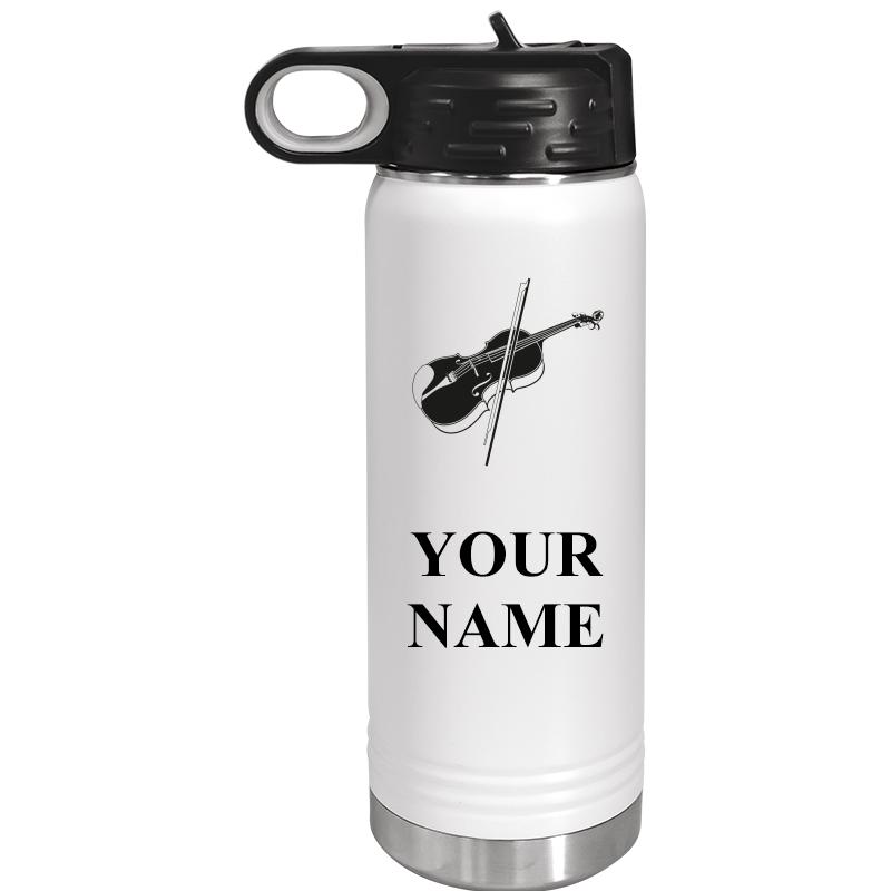 WATER BOTTLE 20OZ WHITE