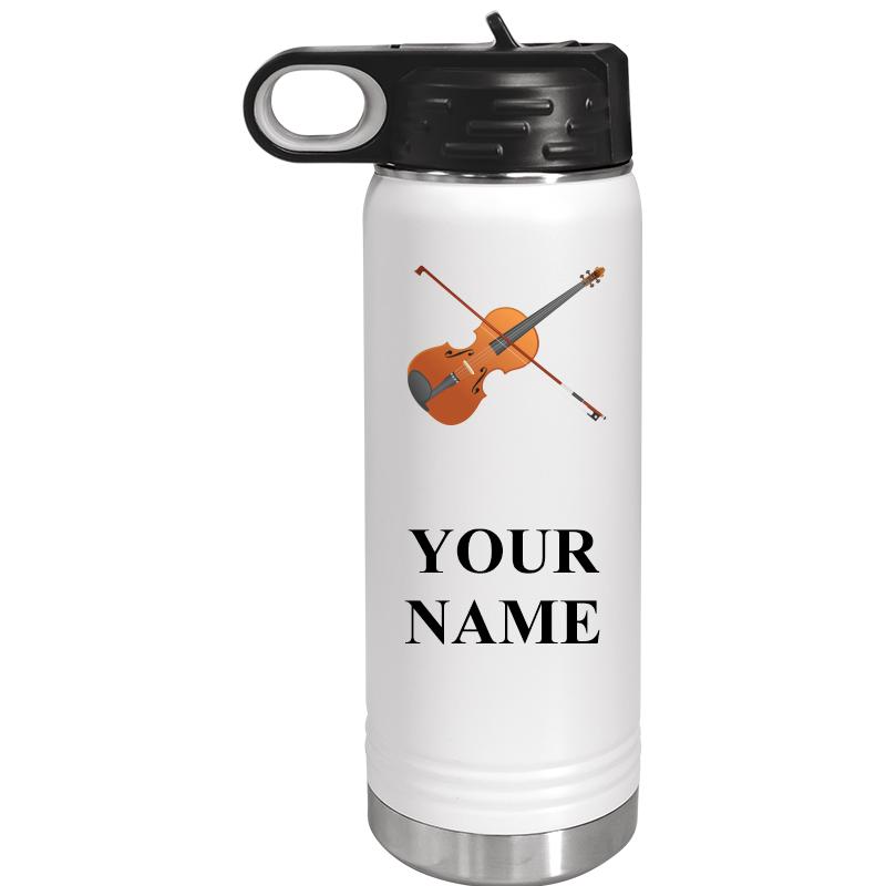 WATER BOTTLE 20OZ WHITE