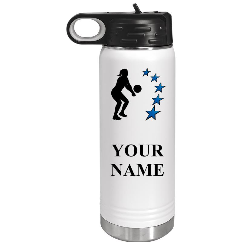 WATER BOTTLE 20OZ WHITE