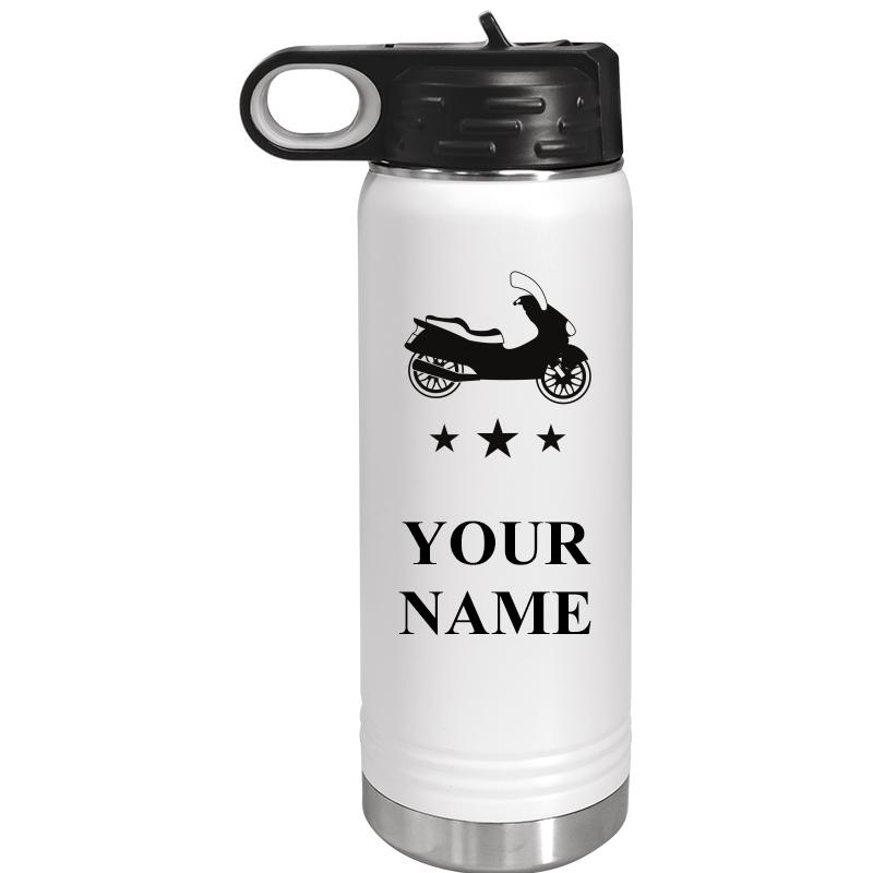 WATER BOTTLE 20OZ WHITE