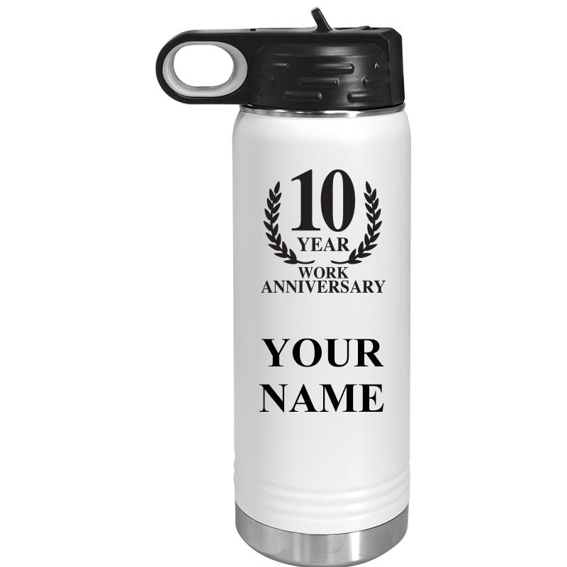 WATER BOTTLE 20OZ WHITE