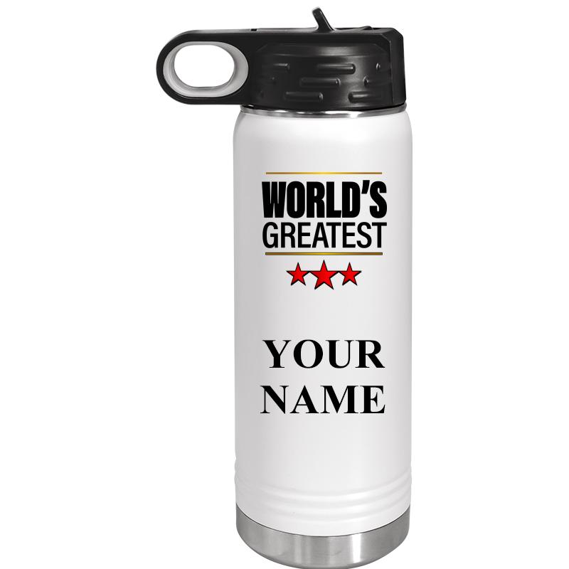 WATER BOTTLE 20OZ WHITE