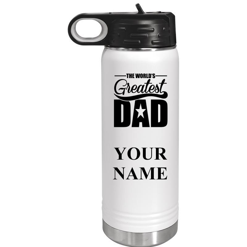 WATER BOTTLE 20OZ WHITE