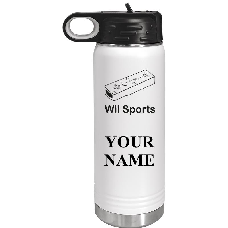 WATER BOTTLE 20OZ WHITE