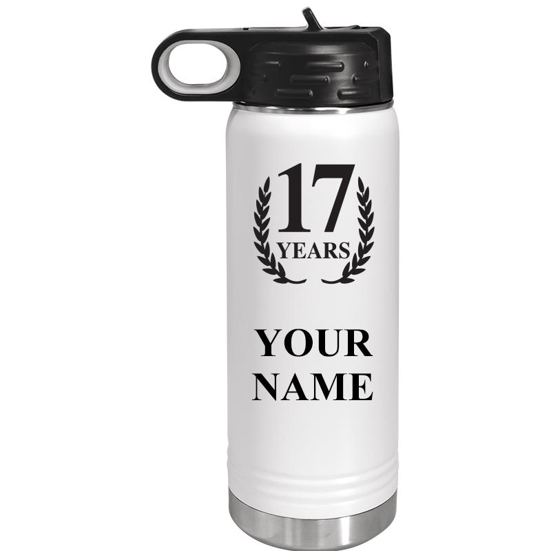 WATER BOTTLE 20OZ WHITE