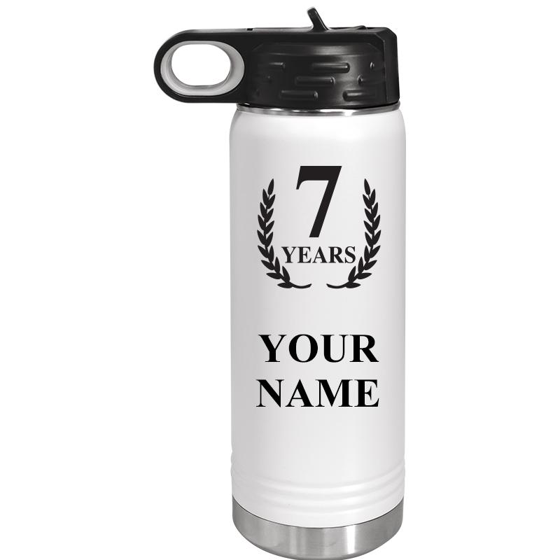 WATER BOTTLE 20OZ WHITE