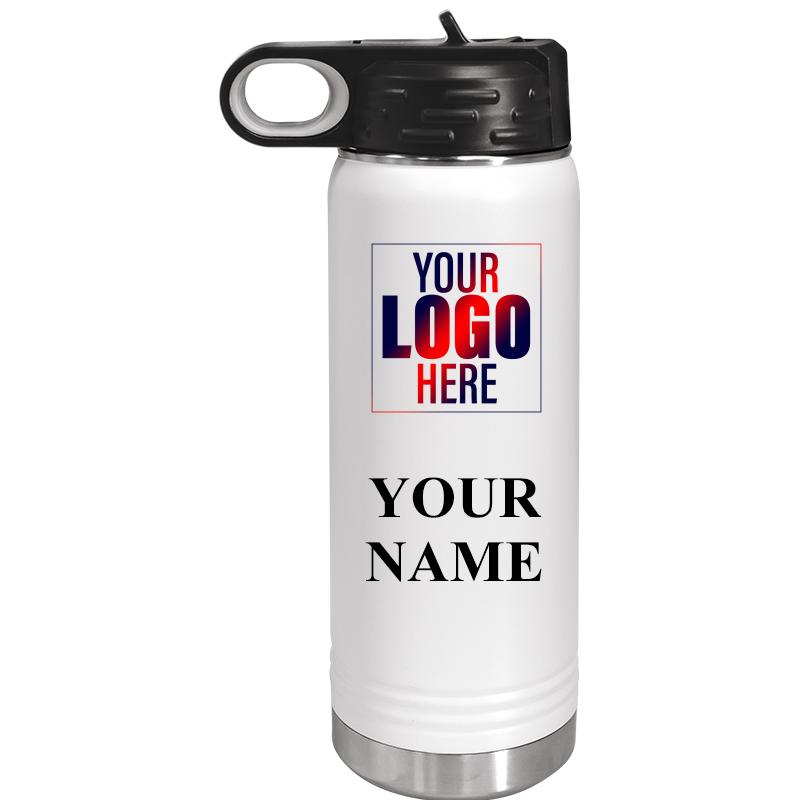 WATER BOTTLE 20OZ WHITE