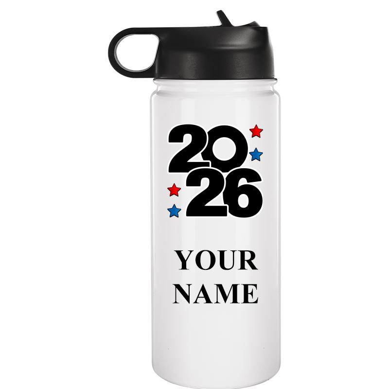 WATER BOTTLE 20OZ WHITE