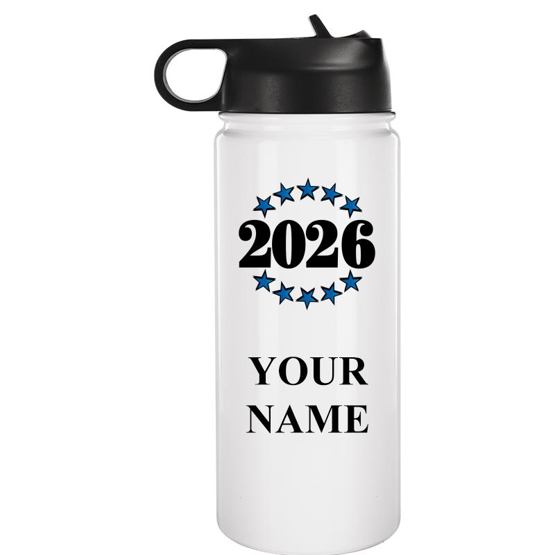 WATER BOTTLE 20OZ WHITE