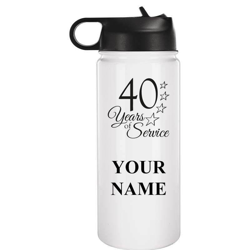 WATER BOTTLE 20OZ WHITE