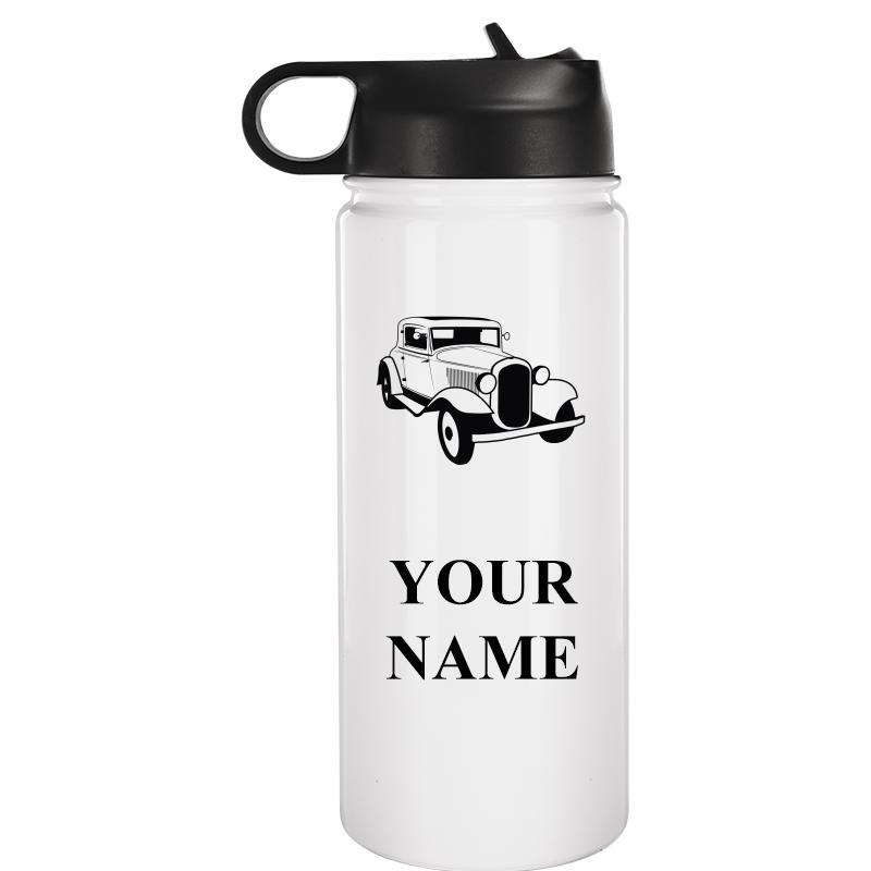 WATER BOTTLE 20OZ WHITE