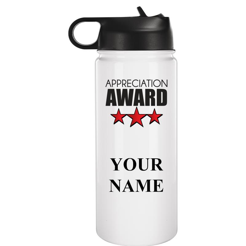 WATER BOTTLE 20OZ WHITE