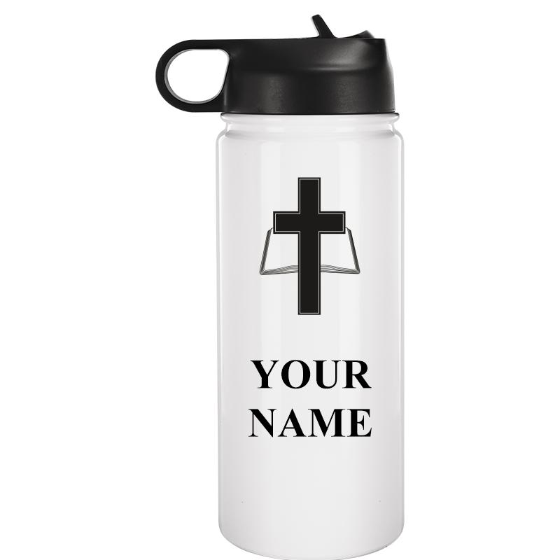 WATER BOTTLE 20OZ WHITE