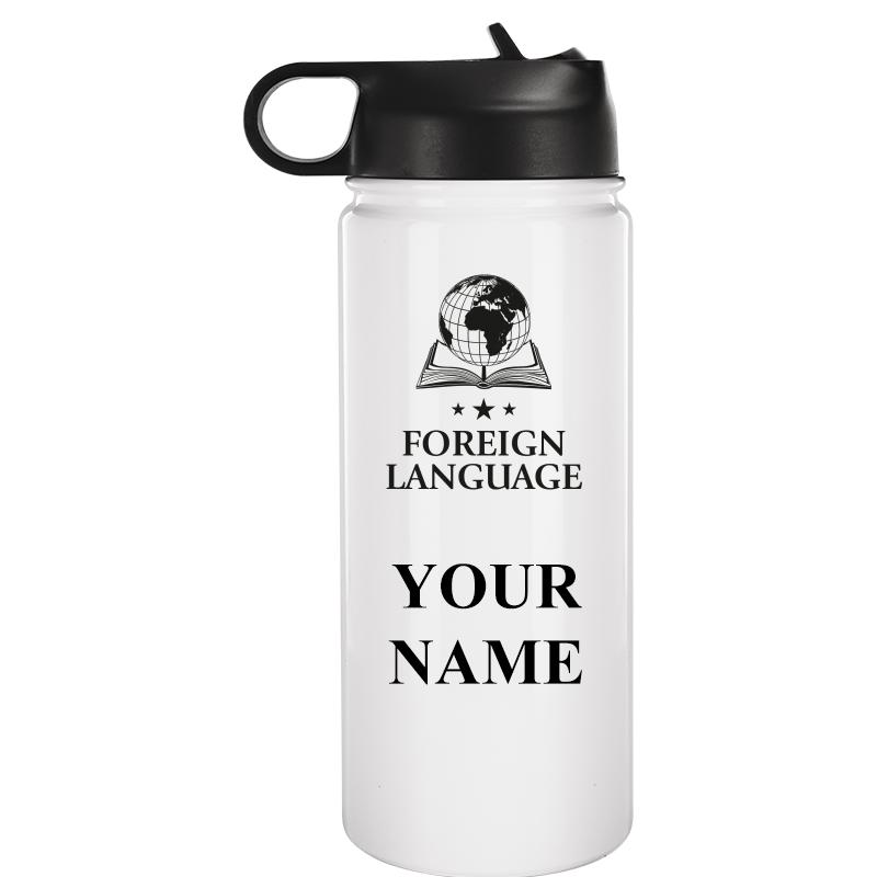 WATER BOTTLE 20OZ WHITE