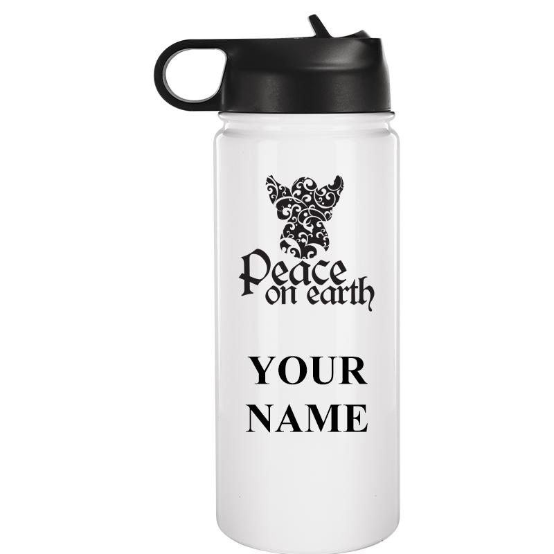 WATER BOTTLE 20OZ WHITE