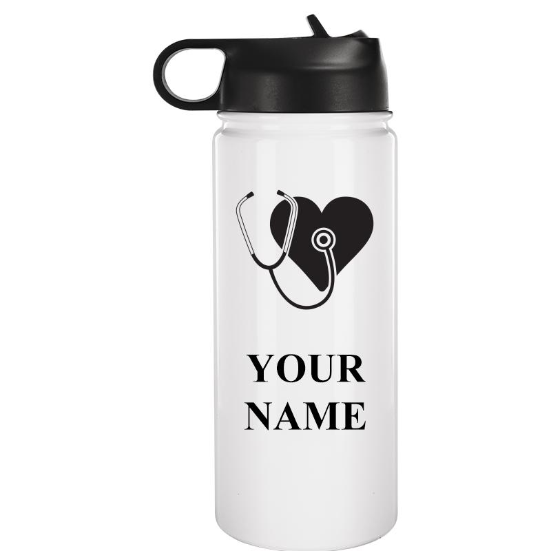 WATER BOTTLE 20OZ WHITE