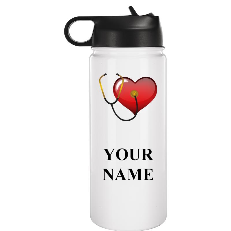 WATER BOTTLE 20OZ WHITE