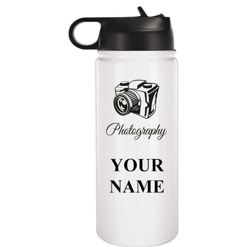WATER BOTTLE 20OZ WHITE