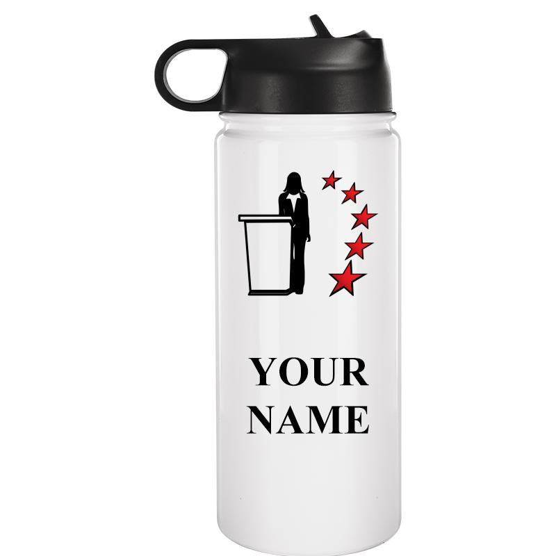 WATER BOTTLE 20OZ WHITE