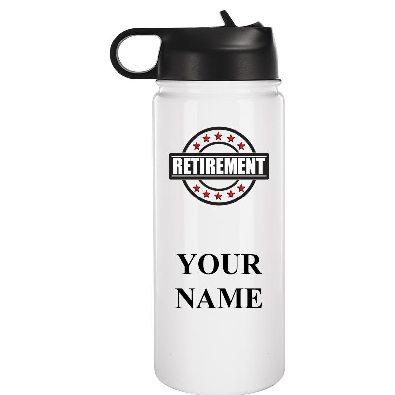 WATER BOTTLE 20OZ WHITE