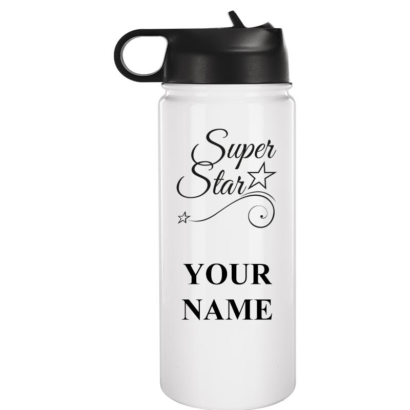 WATER BOTTLE 20OZ WHITE