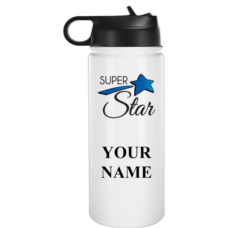 WATER BOTTLE 20OZ WHITE