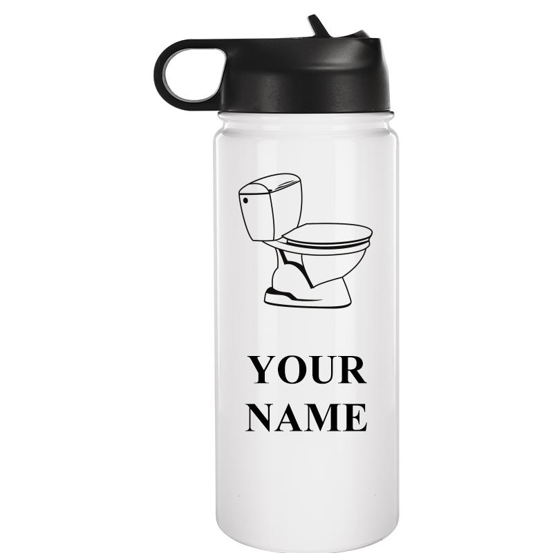 WATER BOTTLE 20OZ WHITE