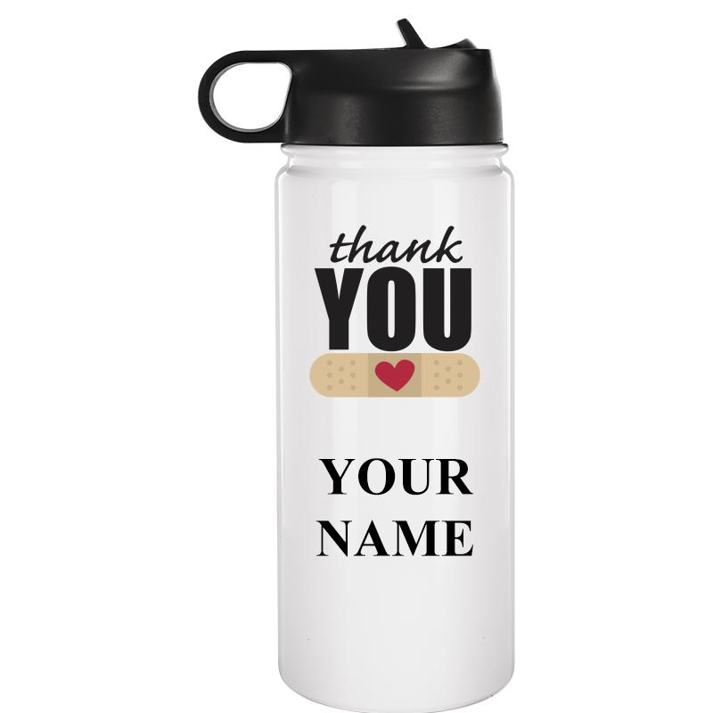 WATER BOTTLE 20OZ WHITE