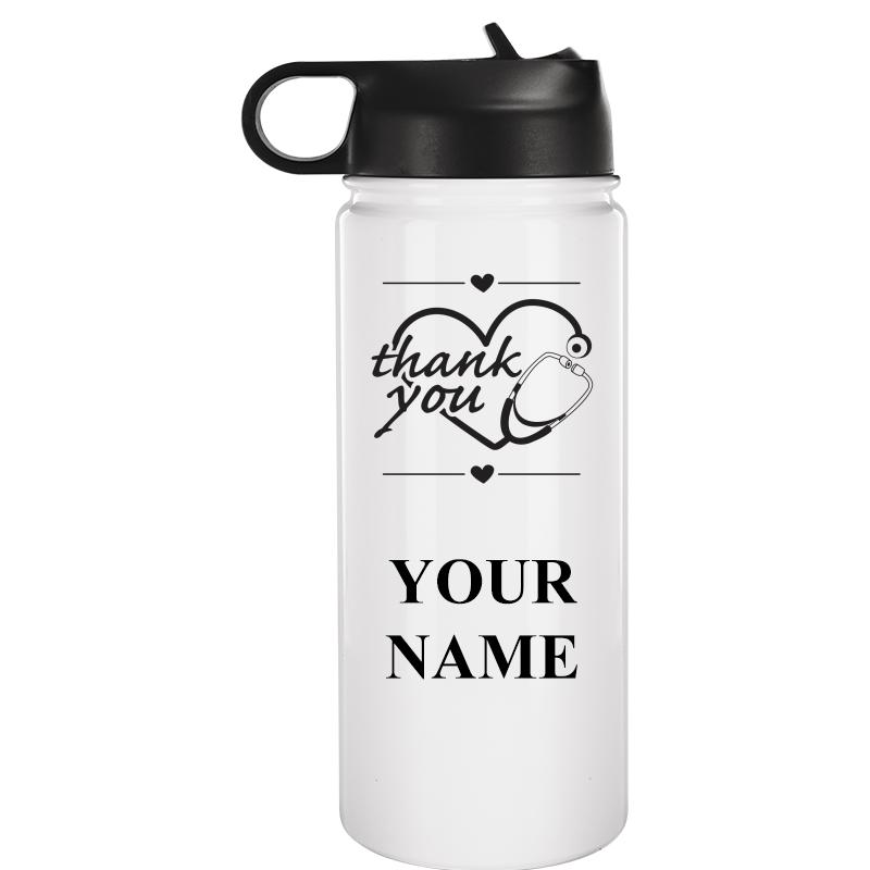 WATER BOTTLE 20OZ WHITE