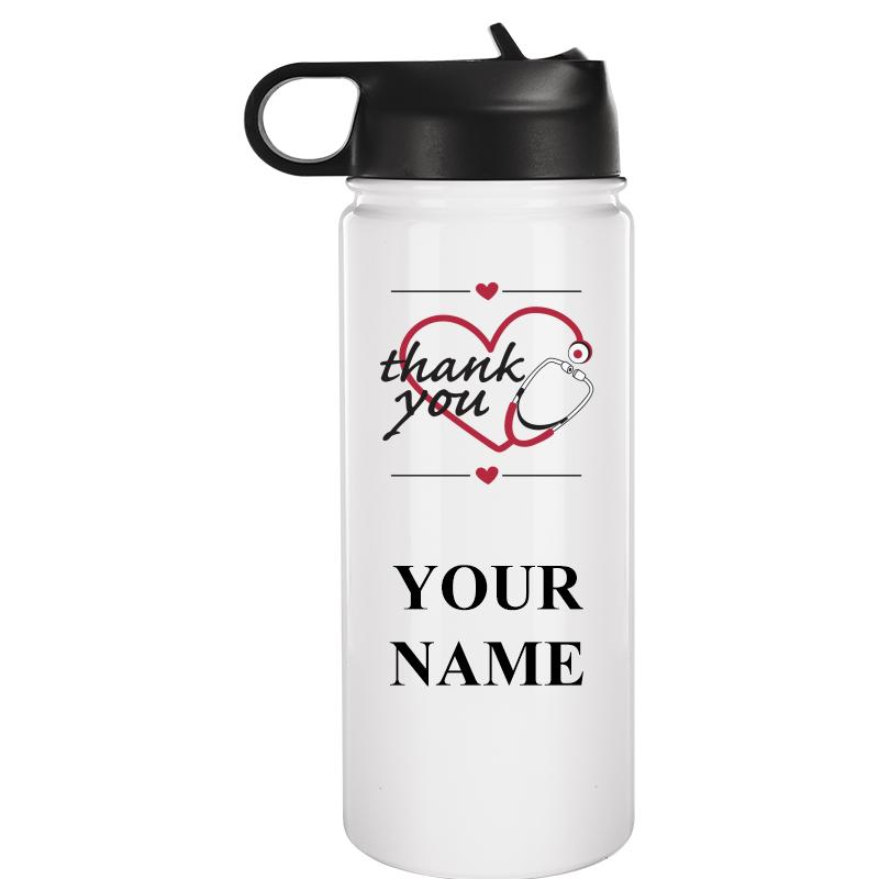 WATER BOTTLE 20OZ WHITE