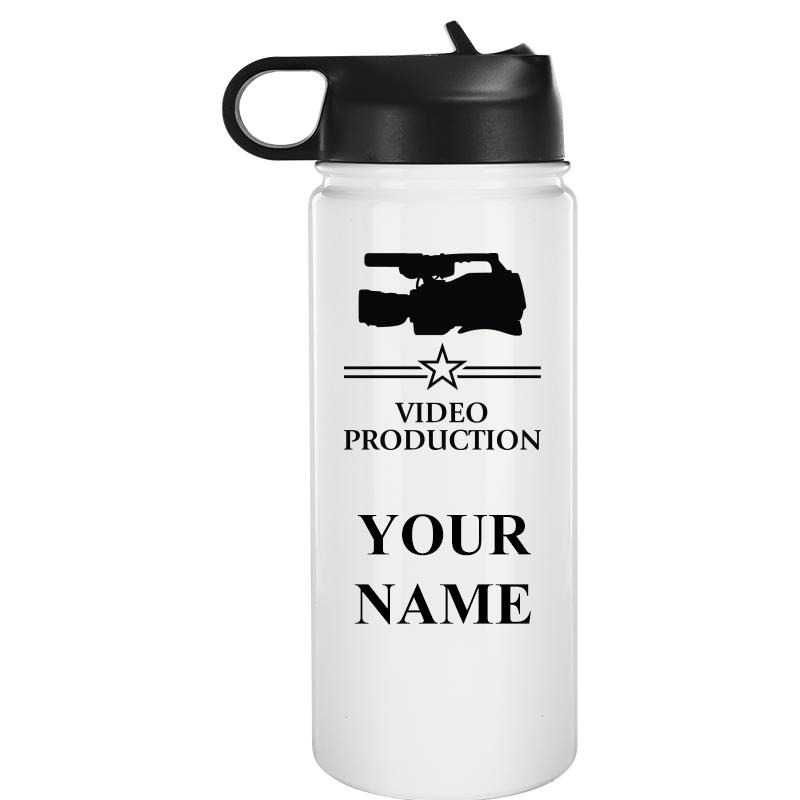 WATER BOTTLE 20OZ WHITE