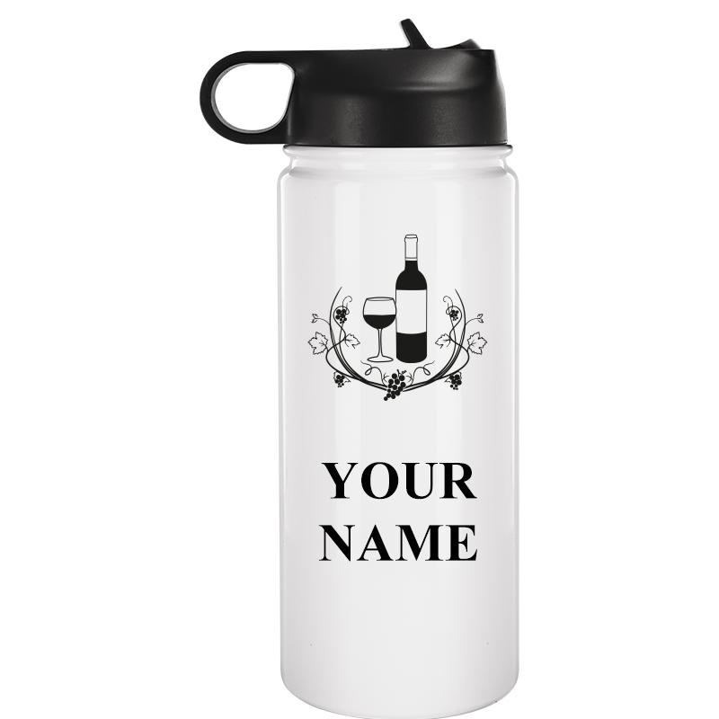 WATER BOTTLE 20OZ WHITE