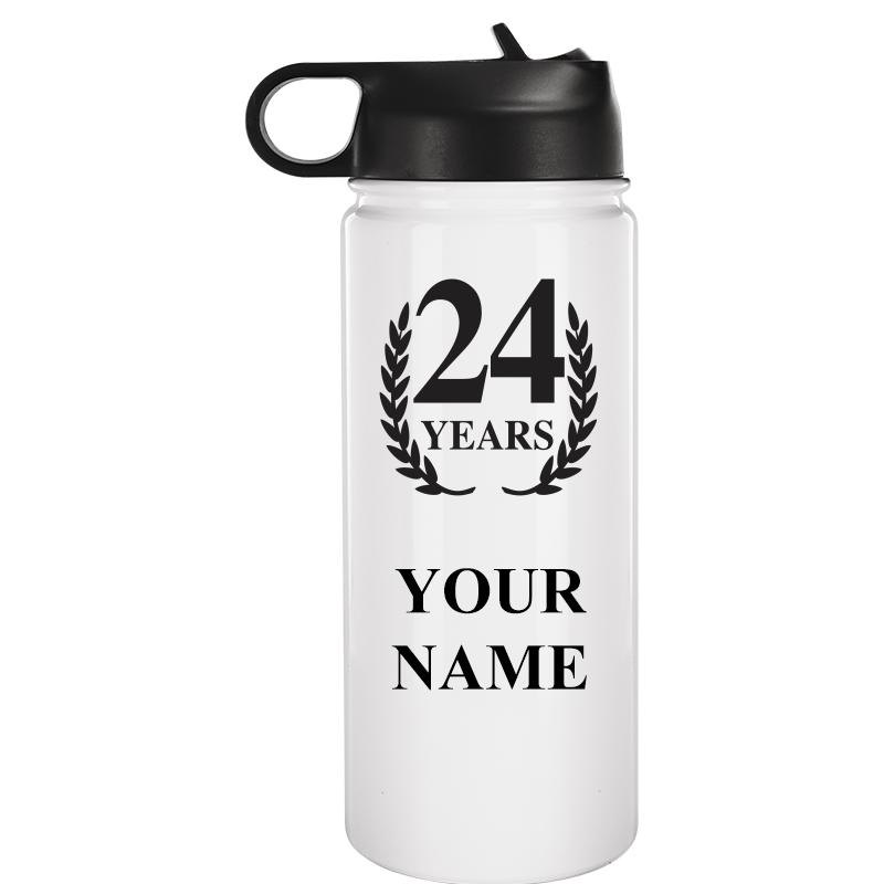 WATER BOTTLE 20OZ WHITE