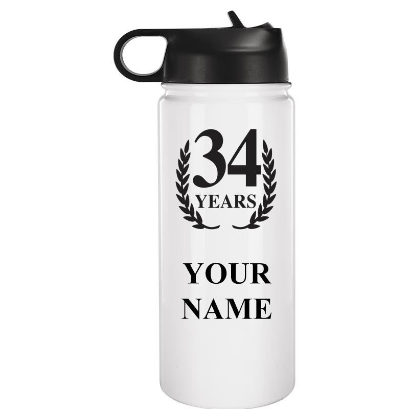 WATER BOTTLE 20OZ WHITE