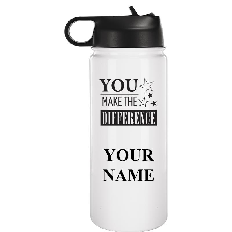 WATER BOTTLE 20OZ WHITE