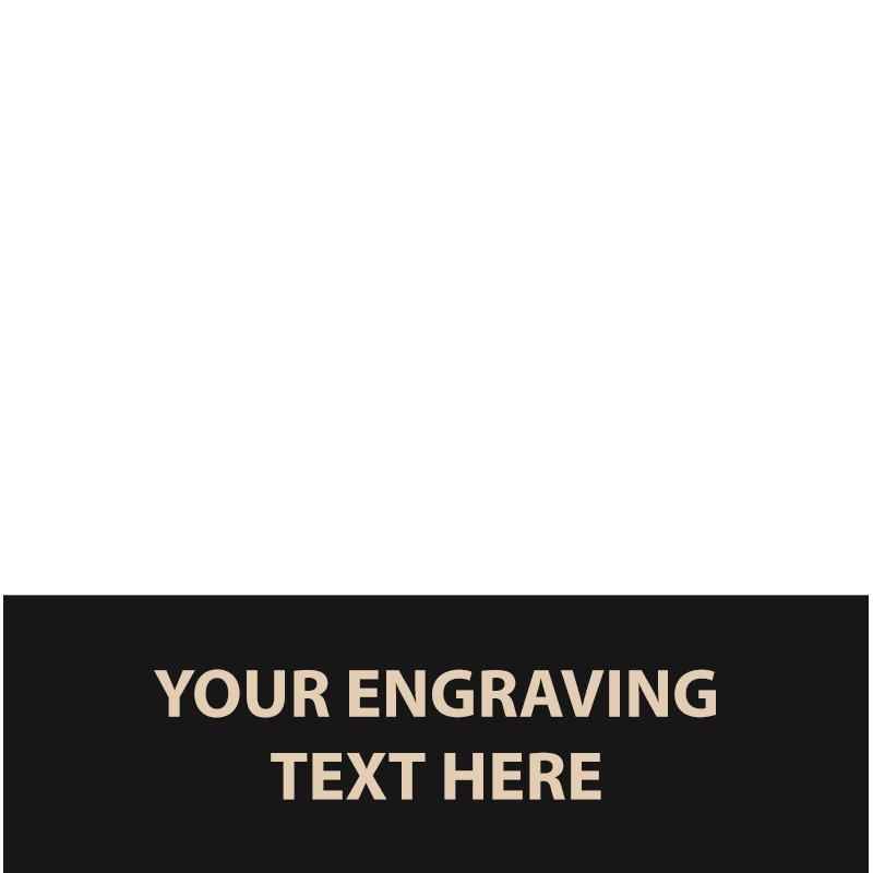 ENGRAVING PLATE ONLY MATTE BLK
