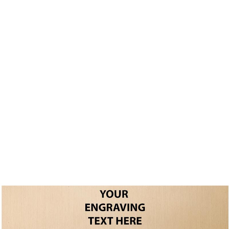 ENGRAVING PLATE ONLY GOLD
