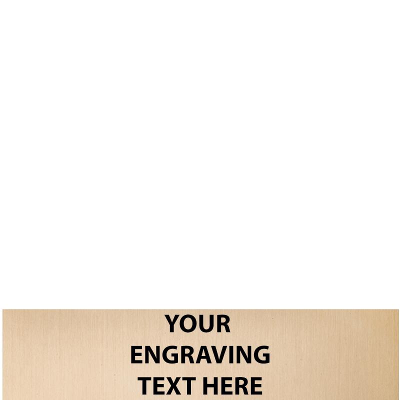 ENGRAVING PLATE ONLY GOLD