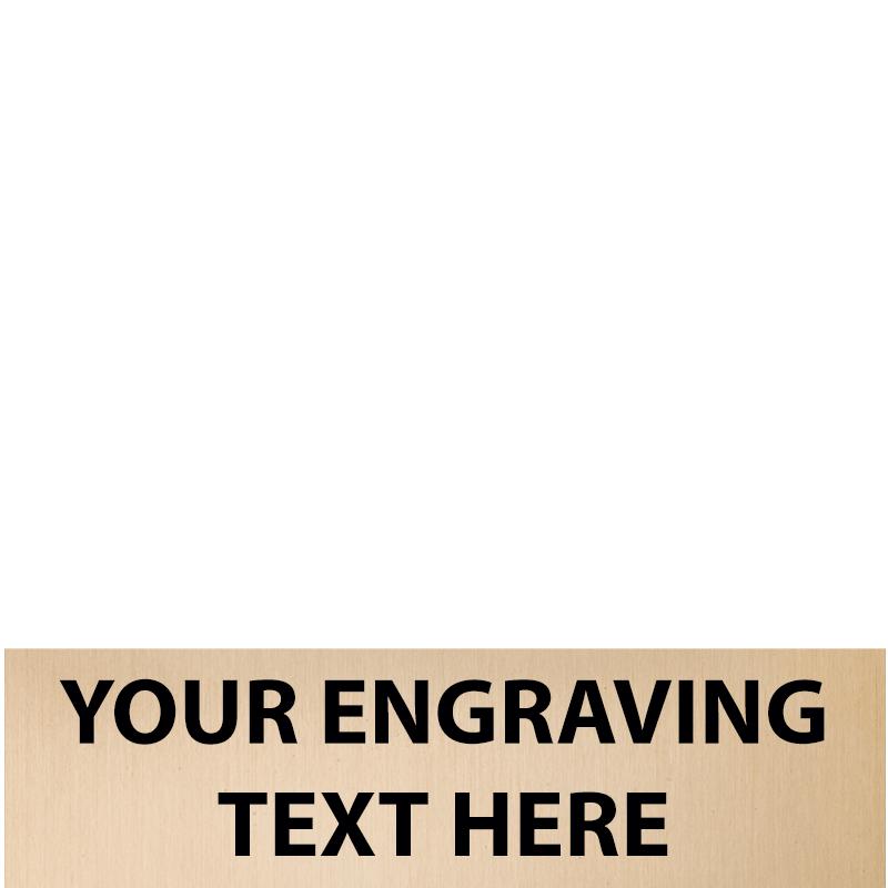 ENGRAVING PLATE ONLY GOLD