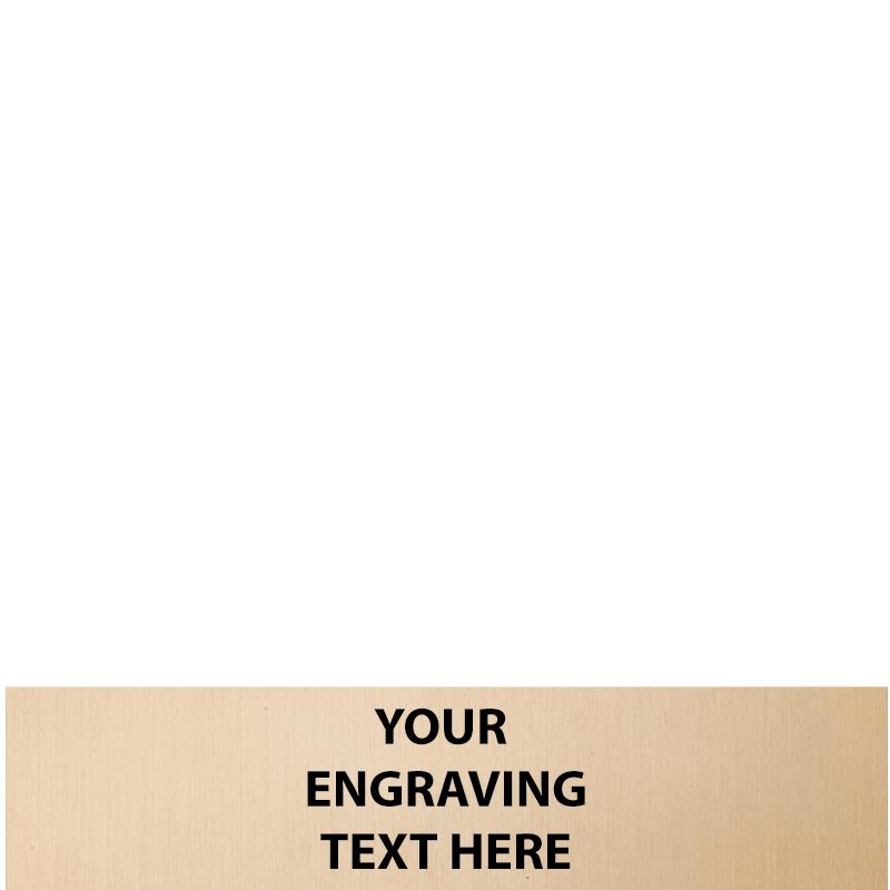 ENGRAVING PLATE ONLY GOLD