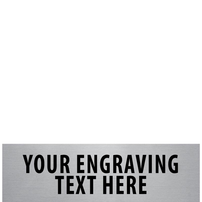 ENGRAVING PLATE ONLY SILVER