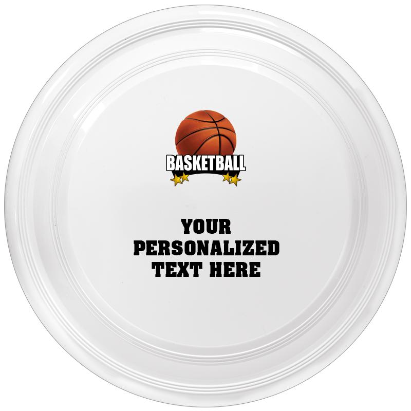9" WHITE FRISBEE