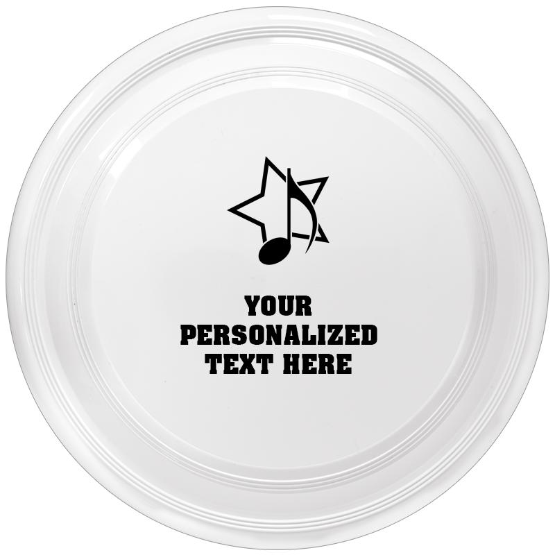 9" WHITE FRISBEE