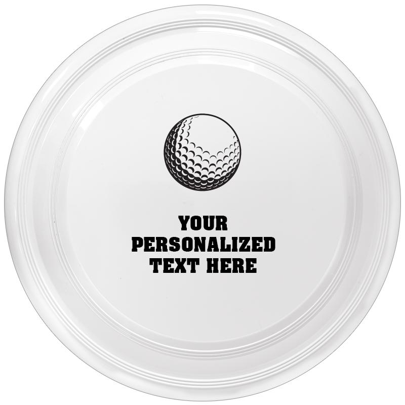 9" WHITE FRISBEE