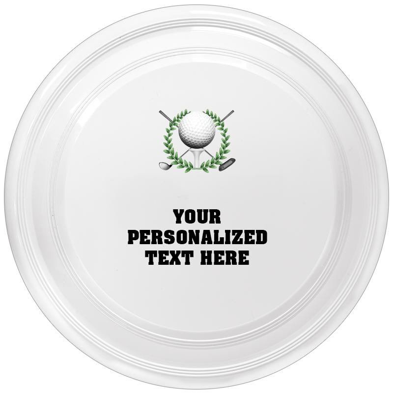9" WHITE FRISBEE
