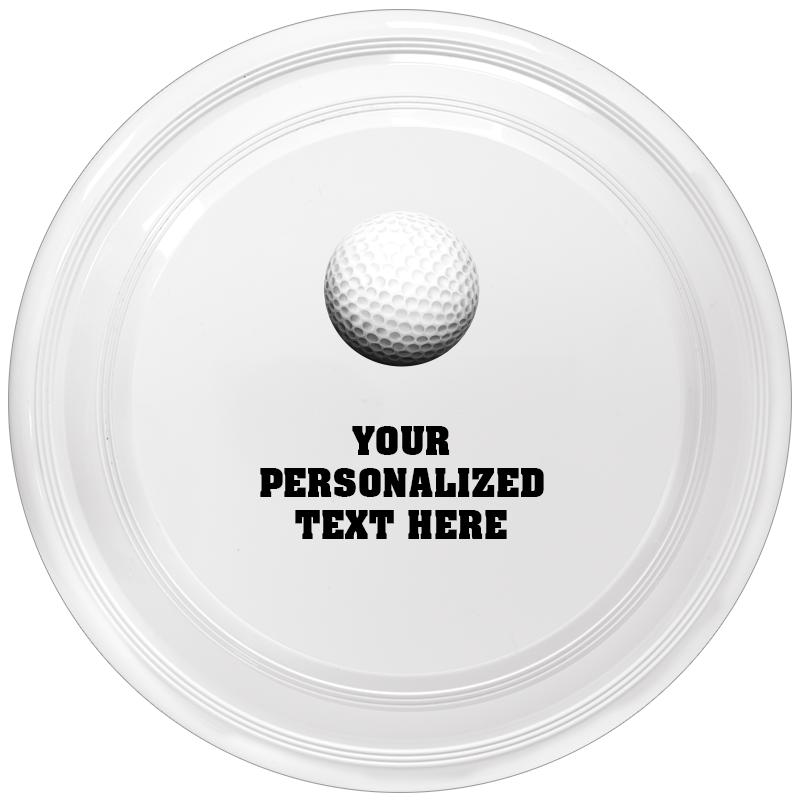 9" WHITE FRISBEE